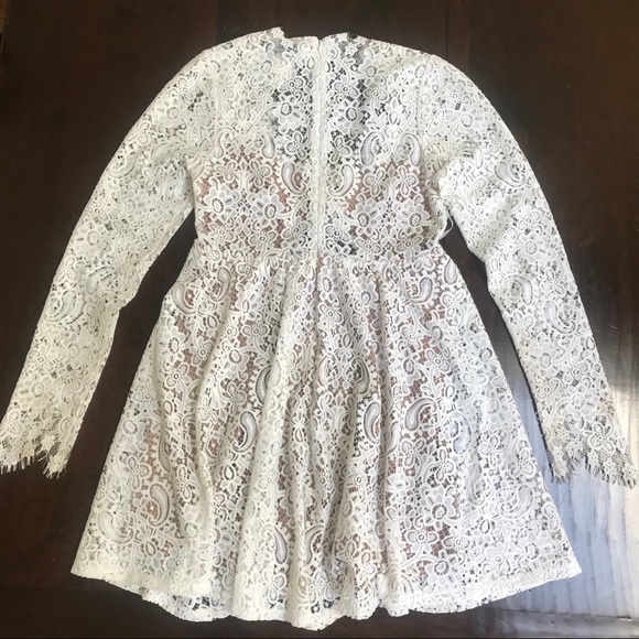 FOR LOVE & LEMONS long sleeve lace dress - Picture 5 of 7